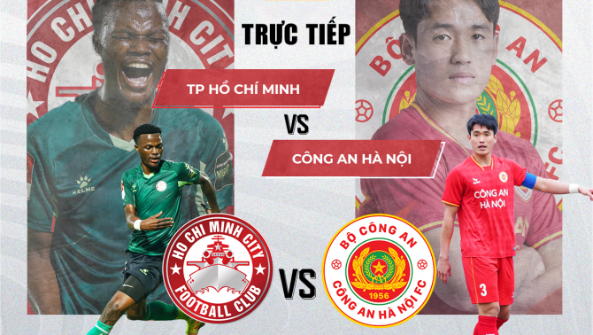 Xem bóng đá trực tuyến TP.HCM - CAHN;Trực tiếp bóng đá hôm nay TP.HCM - Công an Hà Nội V.League 2023