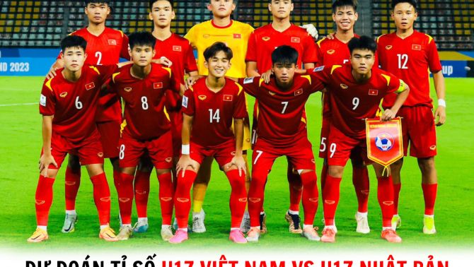 Dự đoán tỉ số U17 Việt Nam vs U17 Nhật Bản - VCK U17 châu Á 2023: Công Phương lập công lớn?