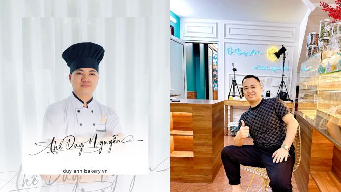 Hành trình của người đứng sau thành công của tiệm bánh ngọt Pháp Duy Anh Bakery
