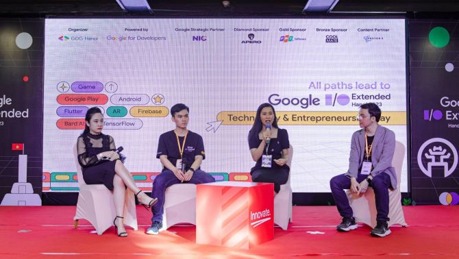 Chuyến tàu Google I/O Extended Hanoi 2023 thu hút hơn 1300 hành khách yêu công nghệ đến tham dự