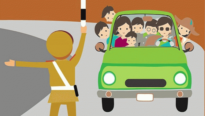 Giải đáp thắc mắc về việc xe 5 chỗ chở 6 người có phải đóng tiền phạt không?