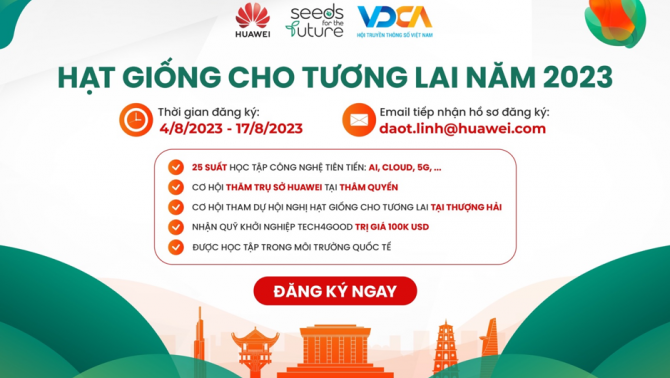 Huawei Việt Nam khởi động chương trình 'Hạt giống cho Tương lai 2023' cho sinh viên đam mê công nghệ