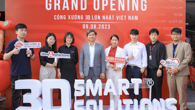 Công xưởng 3D hiện đại bậc nhất Việt Nam của 3D Smart Solutions chính thức vận hành