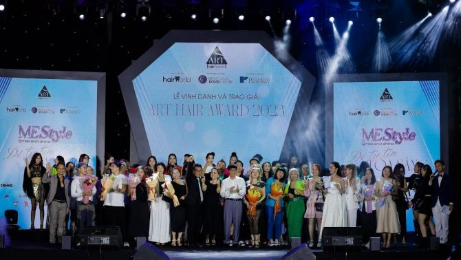 Lộ diện Gương mặt khả ái tại Lễ vinh danh và trao giải Art Hair Award Vietnam 2023