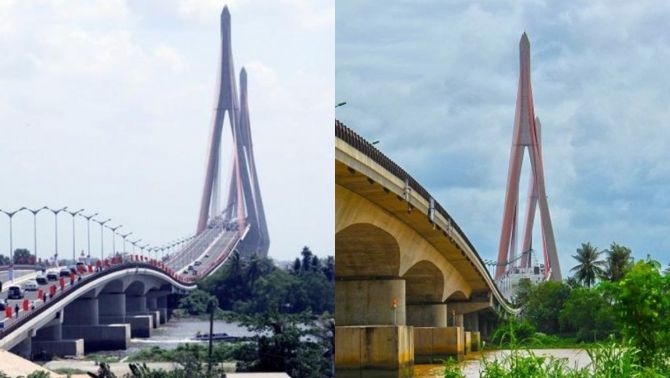 Cây cầu dây văng ở Việt Nam có nhịp chính dài nhất ĐNÁ: Tương đương 1 trong 5 cầu lớn nhất Nhật Bản