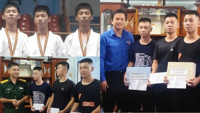Ba anh em sinh 3 có thành tích độc nhất vô nhị Việt Nam, cùng đỗ vào Trường Sĩ quan Không quân