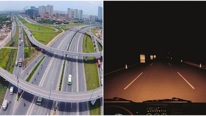Lý do đường cao tốc không làm thẳng tắp và không có cả đèn đường