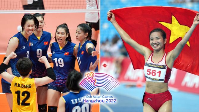 Bảng tổng sắp huy chương ASIAD 2023 hôm nay: Bóng chuyền nữ nhận tin vui; Việt Nam xuống top 5 ĐNÁ