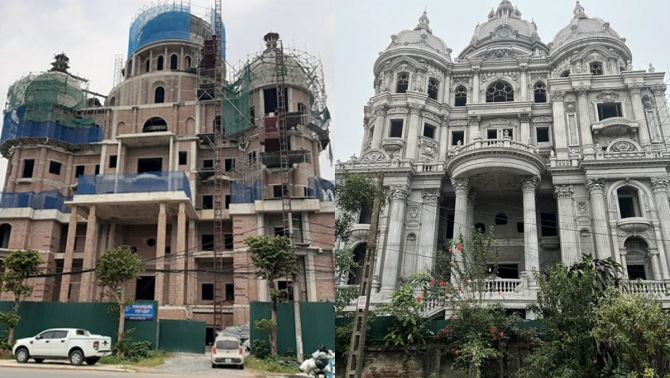 Choáng ngợp trước lâu đài nghìn tỷ lớn nhất Việt Nam: Xây 4 năm vẫn chưa xong, 50 người thợ làm không xuể