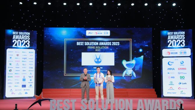 KikiLogin xuất sắc đạt giải thưởng Best Solution Awards 2023