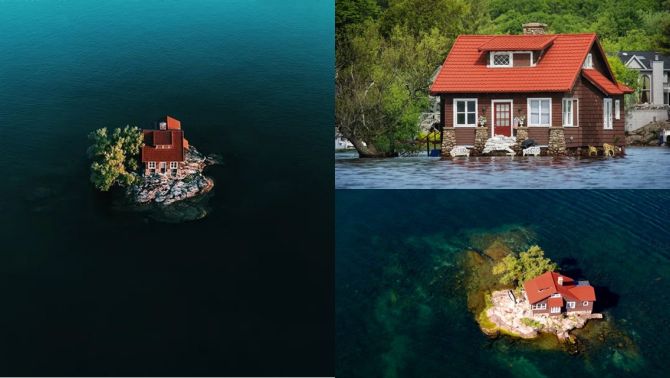 Hòn đảo có sự sống nhỏ nhất Trái đất: Chỉ có 1 ngôi nhà, 1 cái cây, tài phiệt mua xong mới hối hận