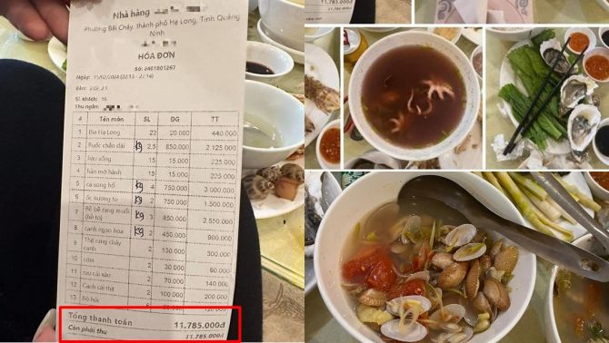 Diễn biến nóng vụ nhóm du khách ăn hết gần 12 triệu tiền hải sản ở Hạ Long: Nhà hàng bị tố nói dối trắng trợn?