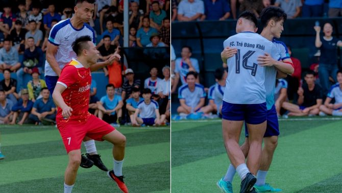 Xác định 4 đội bóng vào Bán kết Giải bóng đá Sơn Nam Open S5 Đăng Khôi Cup 2024
