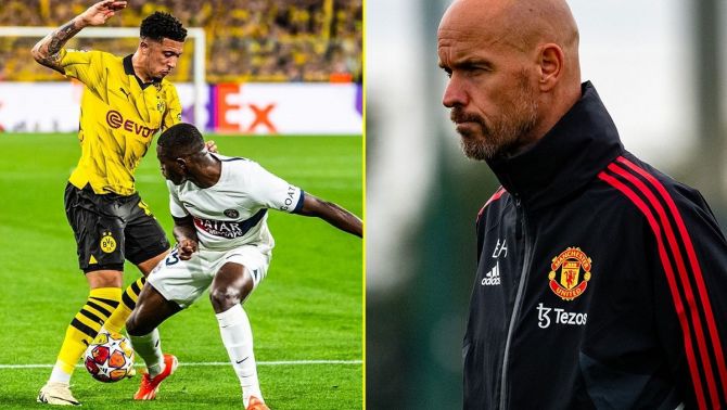 Jadon Sancho lập kỷ lục khó tin ở Champions League, Ten Hag bị chỉ trích vì 'chọn sai người'