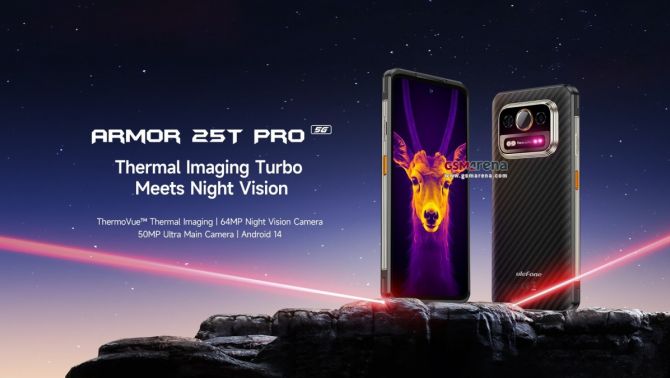 Điện thoại siêu bền Ulefone Armor 25T Pro lộ diện: Camera tầm nhiệt, pin 6.500 mAh, giá từ 7,6 triệu chặt đẹp Galaxy S24