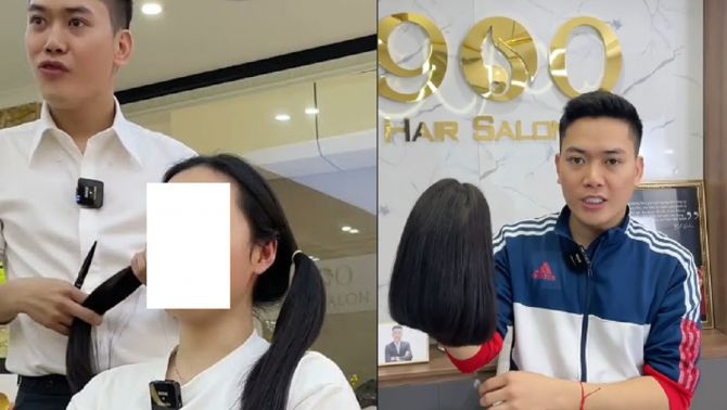 1900 Hair Salon bị khách hàng từng đến hiến tóc tố chèo kéo làm dịch vụ, bòn rút tiền khách