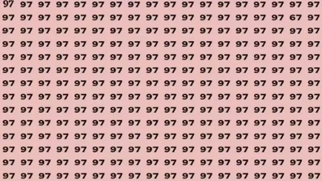 Chỉ những người có đôi mắt tinh tường mới có thể phát hiện ra số 67 trong biển số 97 chỉ trong ba giây