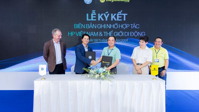 HP Việt Nam hợp tác cùng Thế Giới Di Động, tập trung vào phát triển ngành bán lẻ và trải nghiệm cao cấp cho người dùng