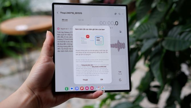 Galaxy Z Fold6 khiến giới kinh doanh 'mê mệt' bởi công nghệ đỉnh cao của Galaxy AI