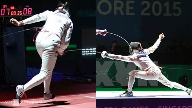 Tại sao các vận động viên đấu kiếm Olympic lại được gắn dây cáp điện sau lưng?