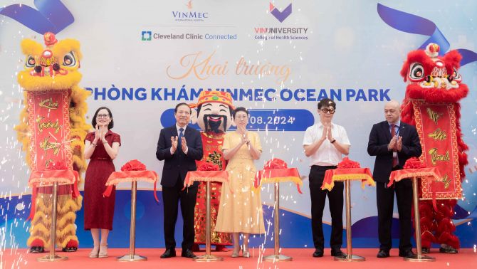 VinMec khai trương phòng khám đa khoa quốc tế tại VinHomes Ocean Park