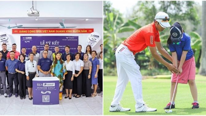 Trường học đầu tiên của Việt Nam đưa golf trở thành môn học giảng dạy cho 100% học sinh toàn trường