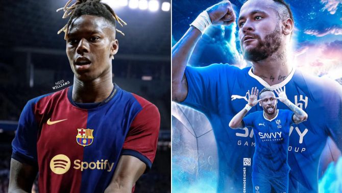 Lịch thi đấu bóng đá hôm nay: Barcelona chính thức chiêu mộ Nico Williams; Neymar chia tay Al Hilal?