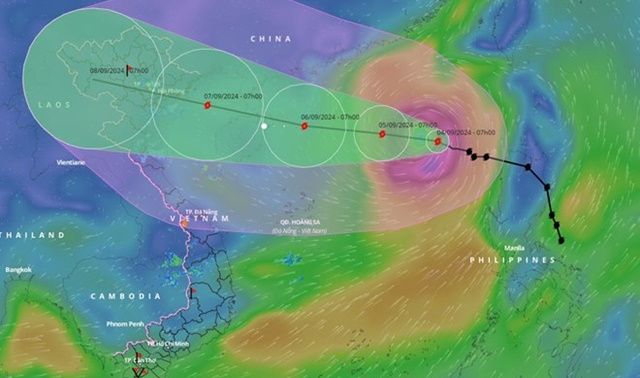 Thông tin quan trọng về bão số 3 Yagi dữ dội sẽ tác động trực tiếp vào đất liền nước ta