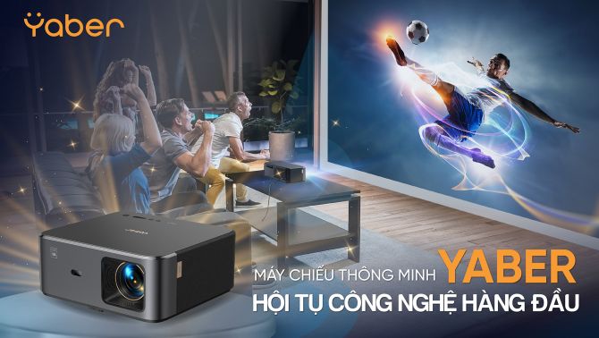 Máy chiếu thông minh Yaber K3 ra mắt với độ sáng 1.600 lumen và được trang bị hệ thống loa JBL 15W kép