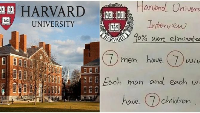 Câu đố hóc búa 'Đại học Harvard' khiến 90% mọi người đều trả lời sai, bạn có nằm trong 10% còn lại?