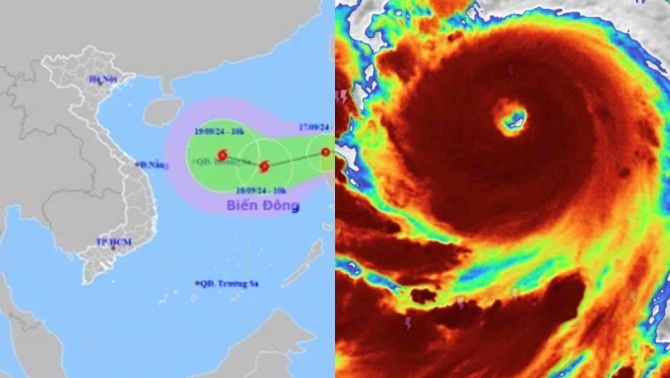 Cập nhật tình hình áp thấp nhiệt đới đang mạnh lên thành bão gần Biển Đông