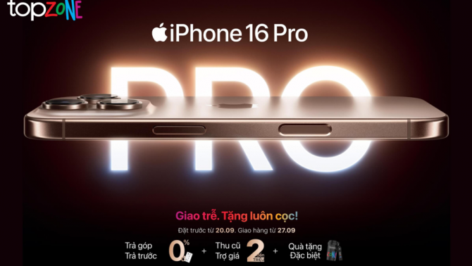 Đặt hàng trước iPhone 16 series tại TopZone - Ưu đãi Pre Order không thể bỏ lỡ