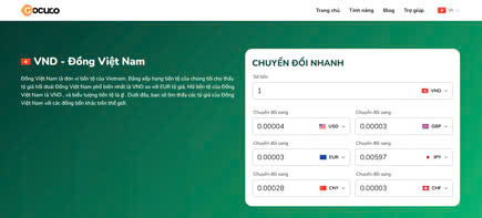 Đánh giá Gocuco - Công cụ chuyển đổi tiền tệ mới 2024