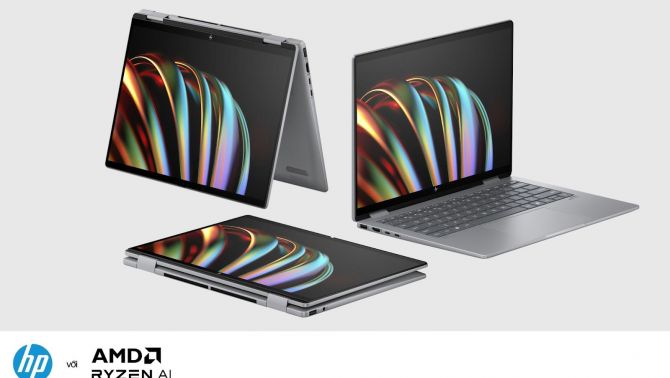 Laptop HP Envy x360 – Nâng tầm hiệu năng với công nghệ AI và chip AMD Ryzen™