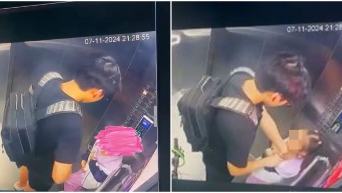 CĐM ‘sôi sục’ với đoạn clip 1 học sinh nam liên tục ‘sàm sỡ’, vén áo bé gái trong thang máy