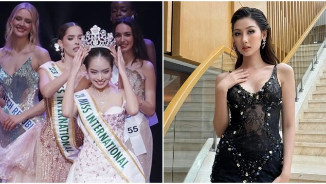 Trong khi hoa hậu Thanh Thủy đăng quang Miss International 2024, HH Quế Anh có động thái gây khó hiểu