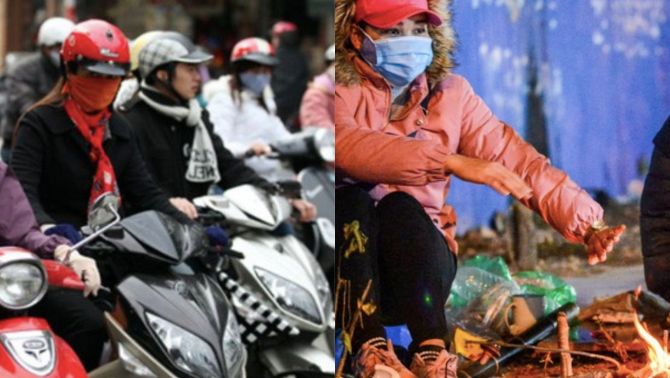 Ảnh hưởng của không khí lạnh khiến miền Trung có mưa to, miền Bắc đón thời tiết xấu