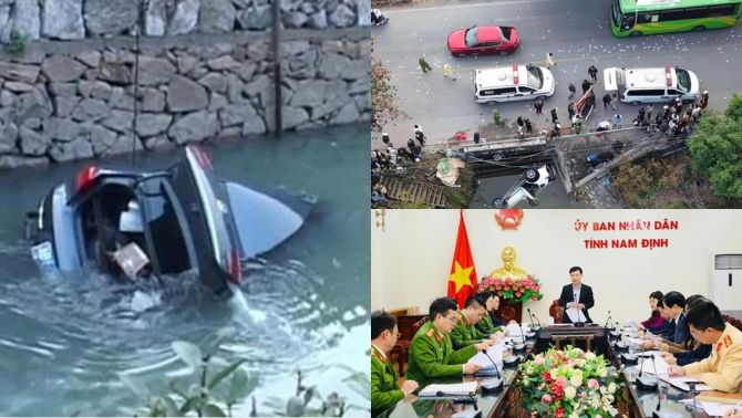 Công an tiết lộ tin nóng vụ ô tô lao xuống mương khiến 7 người tử vong, đã có kết quả nồng độ cồn