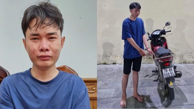 Nam sinh cướp tiền cửa hàng FPT khóc nức nở, khai lý do liều mạng mang dao đi cướp giữa ban ngày