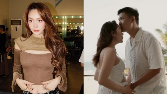 Minh Hằng đưa ra phản hồi khi có người thắc mắc chuyện ông xã vắng mặt trong ảnh gia đình