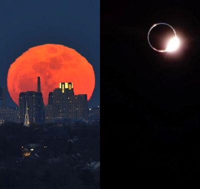 Chưa từng có trong lịch sử: Một tàu đổ bộ tư nhân ghi lại được hình ảnh Mặt Trời bị Trái Đất che khuất