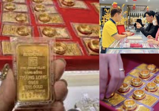 Giá vàng chốt phiên 23/3/2025: Từ 100 triệu đồng/lượng, nay vàng tụt dốc, người dân lại thở than