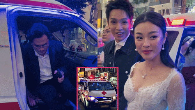 Dân tình phẫn nộ khi MC Đại Nghĩa cùng dàn diễn viên Âm dương lộ dùng xe cứu thương đi ra mắt phim
