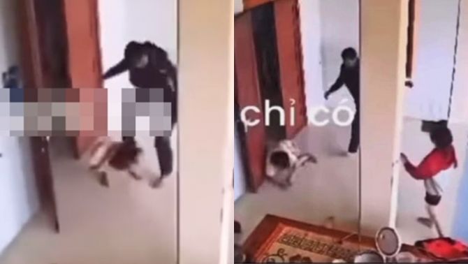 Hé lộ hình thức xử phạt người chồng cầm gậy đánh đập vợ con trong bữa cơm ở Nghệ An