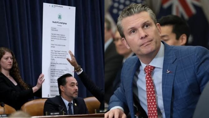 Vụ rò rỉ tin tuyệt mật chấn động nước Mỹ: Hé lộ nội dung tin nhắn của Bộ trưởng Quốc phòng Pete Hegseth