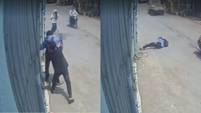 Công an Đồng Nai truy tìm nhóm người sử dụng hung khí, đánh gục 1 học sinh trên đường