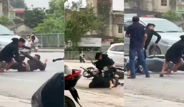 'Rùng mình' về clip nam thanh niên tại Thanh Hóa bị chém liên tiếp giữa đường, người dân không thể can ngăn