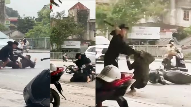 NÓNG: Lạnh người cảnh nam thanh niên cầm dao chém người xối xả trên phố, cơ quan công an lên tiếng