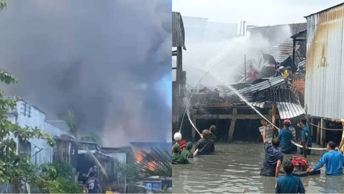 Thông tin vụ cháy 5 căn nhà ở Cà Mau