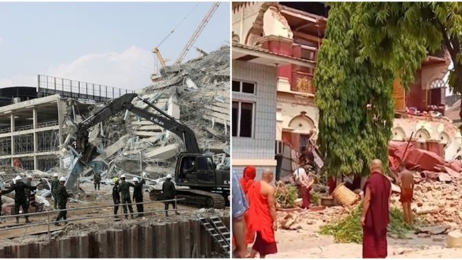 Số người chết do động đất ở Myanmar tăng lên 1.000 người, các nước gửi viện trợ quốc tế khẩn cấp